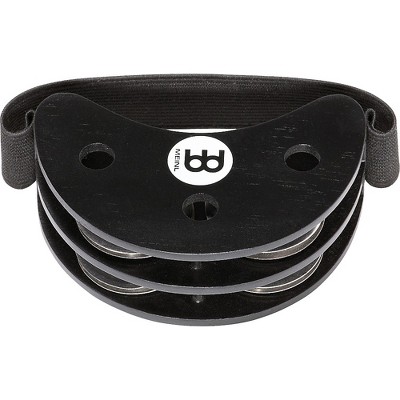 Meinl MEINL Foot Tambourine Steel Jingles Black