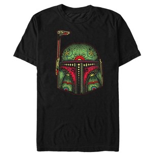 Men's Star Wars Sugar Skull Boba Fett T-Shirt - 1 of 4