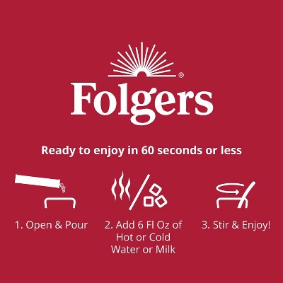 Folgers Black Silk Dark Roast Instant Coffee - 8oz