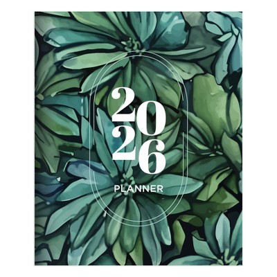 TF Publishing 10.5"x12.5" 2026 Succulent Large Monthly Planner