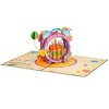 Paper Love Time to Party Pop Up Birthday Card, For Adults and Kids | 5" x 7" Cover - Includes Envelope and Note Tag - 3 of 4