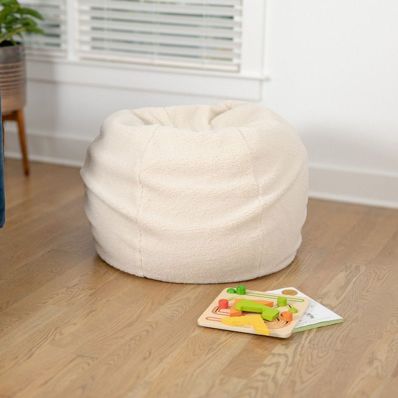 Flash Furniture Small Bean Bag Chair for Kids and Teens, 2 of 11