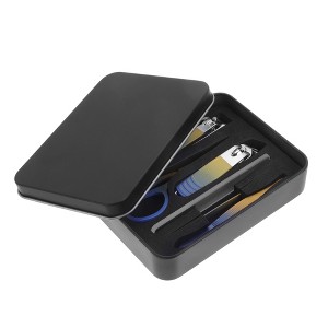 Unique Bargains Round Tail Nail Clippers Set 6 Pcs - 1 of 4
