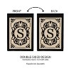Evergreen Flag Cambridge Chic Letter S Monogram Applique Garden Flag - 12.5" Wide x 18" High - 4 of 4