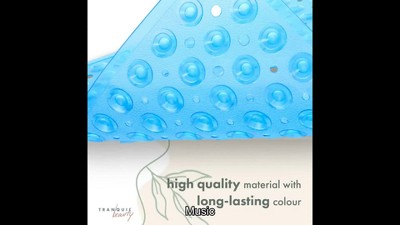 Tranquil Beauty 21 X 21 Clear Square Non-slip Shower And Bath Mats With  Suction Cups Ideal For Kids & Elderly : Target