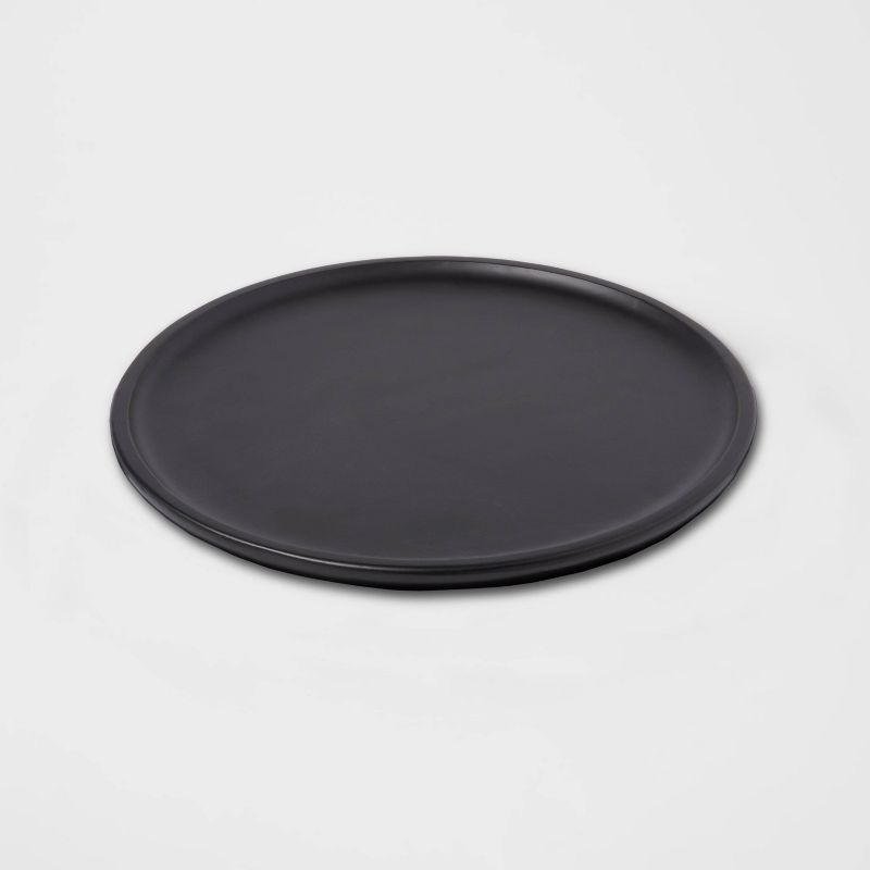 13&#34; Acacia Modern Serving Platter Black - Threshold&#8482;, 1 of 7