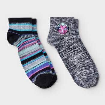 Men's Moon & Stars Print Crew Socks 2pk - Original Use™ 6-12 : Target