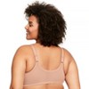 Glamorise Womens MagicLift Natural Shape Front-Closure Wirefree Bra 1210  Cappuccino 42C