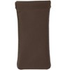 CTM Leather Push Mouth Pebble Grain Eyeglass Holder - 4 of 4