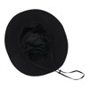 Anna-Kaci Wide Brim Bucket Hat with Colorful Ribbon Trim Breathable Mesh Lining and Adjustable Chin Strap for Outdoor Use - 4 of 4
