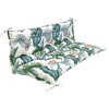NewHome"Waterproof 2-3 Seater Swing Cushion with Backrest & 8 Tie Straps for Outdoor Patio Furniture"green - 3 of 4