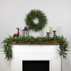 Northlight Real Touch™️ Wind River Fir with Glittered Pinecones Artificial Christmas Garland - 7' x 12" - Unlit - 3 of 4