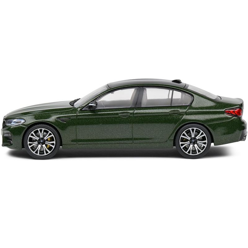 BMW M5 (F90) Competition San Remo Green Metallic with Black Top 1/43 Diecast Model Car by Solido, 2 of 6