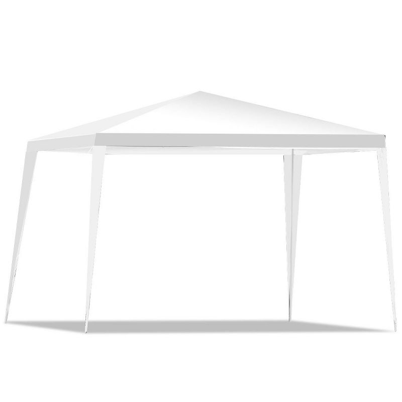 Costway 10'x10' Outdoor Heavy duty Pavilion Cater Events Outdoor Party Wedding Tent White, 5 of 9