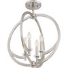 Quoizel Lighting Orion 4 - Light Semi-Flush Mount in  Brushed Nickel - 3 of 4