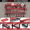 Hausource 4 Layer Power Tool Organizer with 8 Drill Holder Tool Storage Rack Gift for Men - 3 of 4