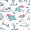 Hudson Baby Infant Girl Cotton Toddler Pillow Case, Pink Dinosaur Adventures, One Size - 2 of 2