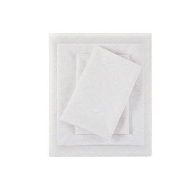Gracie Mills Giselle 4-Peice Wrinkle Free Printed Microfiber Sheet Set