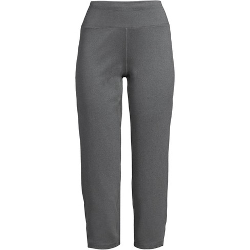 Lands' End Women's Active Crop Yoga Pants - Medium - Slate Heather : Target