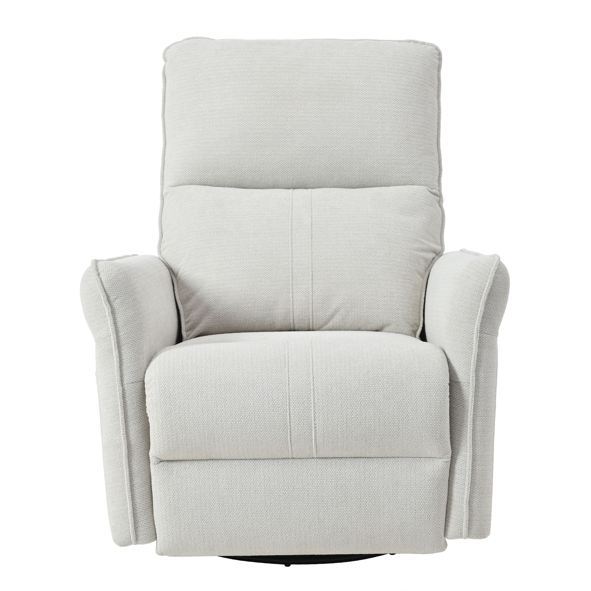 TiramisuBest 270 Power Swivel Rocker Recliner Chair, Electric Small Recliner for Living Room, Bedroom & RV, Light Gray