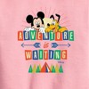 Boys' - Disney - Adventure Is Waiting With Tent Graphic Long Sleeve Fleece Sweatshirt - 2 of 4