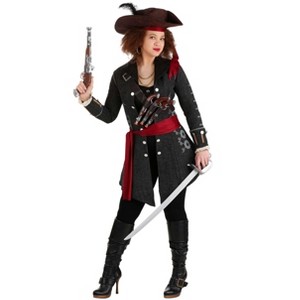 HalloweenCostumes.com Fearless Pirate Women's Costume - 1 of 4