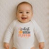 Everyday Kids “Cutest Little Pumpkin” Long Sleeve Baby Onesie – Cute Fall Bodysuit for Newborns and Infants – Soft Cotton Baby Outfit - 2 of 3