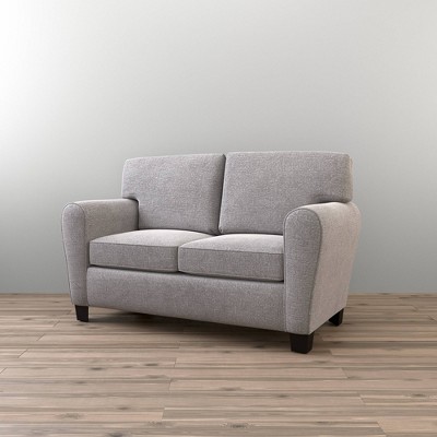 64” Abby Upholstered Rolled Arm Loveseat - Brookside Home