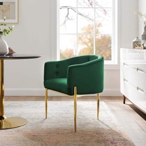 Modway Savour Tufted Performance Velvet Accent Chair - 1 of 3