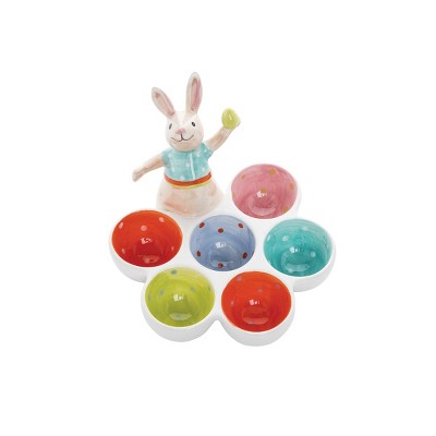 C&F Home 6 Egg Cups with Bunny