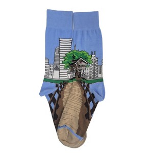 Treehouse in the City Socks (Men's Sizes Adult Large) from the Sock Panda - 1 of 4