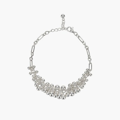 Sterling Silver Vivienne Statement Bouquet Chain Bracelet