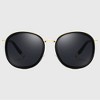 Anna-Kaci Women's Retro Round Metal & PC Polarized Sunglasses - 2 of 4