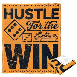 Hasbro Monopoly The Hustle Silk Touch Throw Blanket 50x60 Inches - 1 of 4