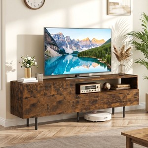 テレビ台 150 cm Tv cabinet with drawers & Shelf Costway Entertainment Center with Storage Cabinet, Open Shelf