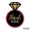 Big Dot of Happiness Girls Night Out - Shaped Thank You Cards - Bachelorette Party Thank You Note Cards with Envelopes - Set of 12 - 3 of 4
