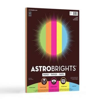 Astrobrights Colored Paper 8.5" x 11" 24lb 100ct Glow