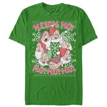 Men's Snow White and the Seven Dwarves Xmas Heigh Ho T-Shirt
