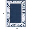 Washable Area Rug Large Modern Bordered Carpet Soft Low Pile Non Slip Stain Resistant Indoor Accent Rug for Living Room Bedroom - 2 of 4