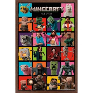 Trends International A Minecraft Movie - Grid Framed Wall Poster Prints - 1 of 4