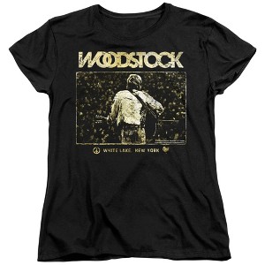 Women's Woodstock White Lake Crowd T-Shirt - 1 of 4