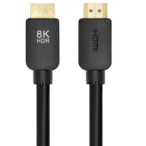 Generic Câble HDMI 2.1 8K/60Hz, Câble HD 2M, 48Gbps, Pour USB, HUB, PS5,  TV, Ordinateur, STB, Moniteur-Noir - Prix pas cher