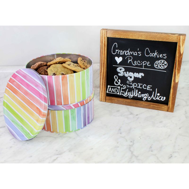 Cornucopia Brands Cookie Tins 2pk; Round Baking and Cake Tins for Easter, Special Occasions and Holidays, 2 of 8