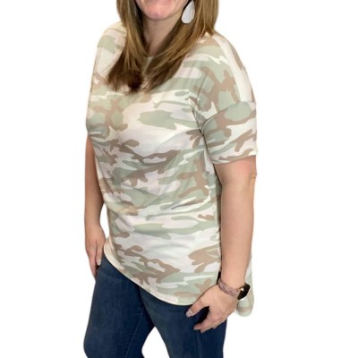 Women's Camo Tee - honeyme