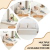 Grungis Foldable Corduroy Loveseat Sofa with Removable Pillows, Minimalist 2-Seater Sofa for Living Room & Bedroom - 4 of 4