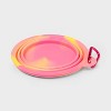 13oz Collapsible Dog Bowl - Sun Squad™ Pink/Orange - 3 of 3