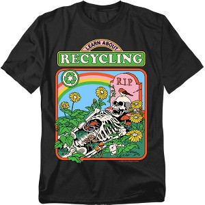 Men's Steven Rhodes Learn About Recycling T-Shirt - 1 of 4