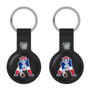 Keyscaper NFL AFC Historic Teams Insignia Black Airtag Holder 2-Pack - 1 of 4