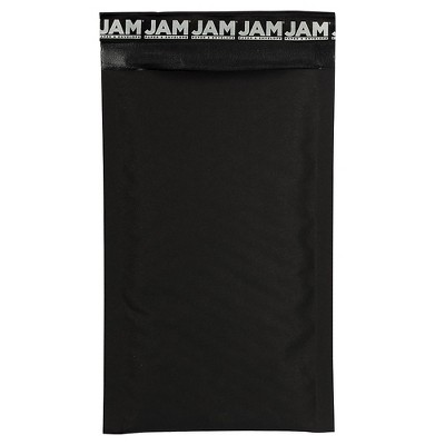 JAM Paper Bubble Lite Padded Mailers Size #00 5 x 8.5 Black Kraft KP00BL