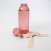 MFR Studio Glass Water Bottle with Bow Purple 20 fl oz - 3 of 4